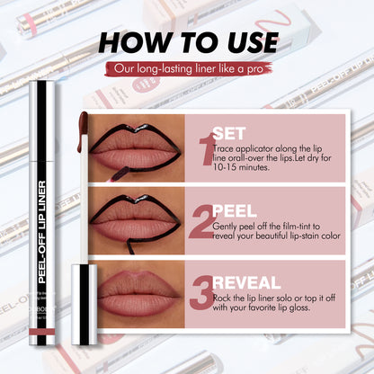 🔥Buy 1 Get 1 Free🛒💨 Peel Off Lip Liner