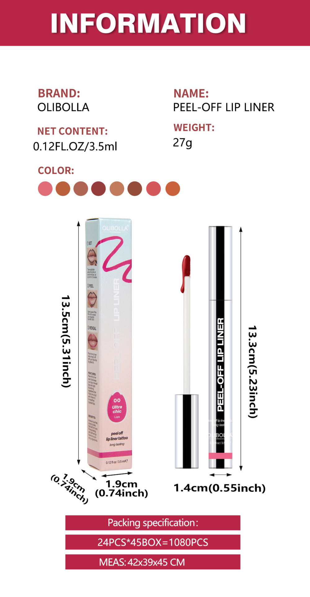 🔥Buy 1 Get 1 Free🛒💨 Peel Off Lip Liner