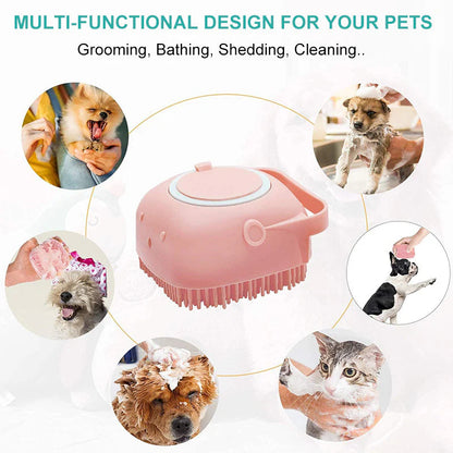 ✨HOT SALE 🐶2-in-1 Pet Grooming & Bath Brush