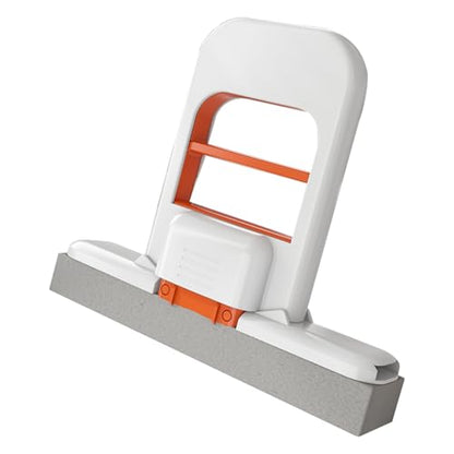 Mini Foldable Desktop Mop, 2025 Self-Squeeze Sponge Cleaning Tool, Suit for Wet Dry Use on Kitchen Countertops Glass Bathroom Car Interior