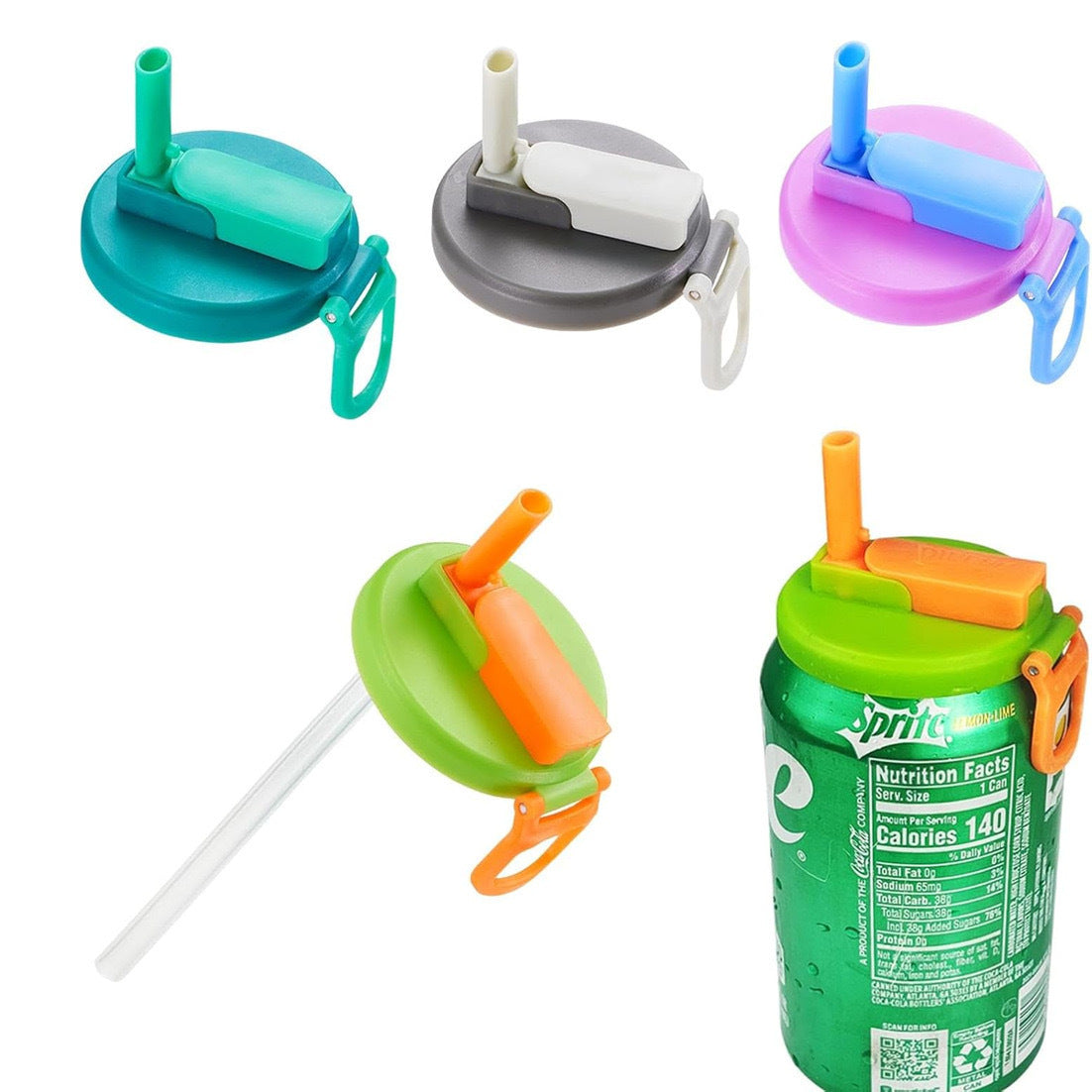 🔥Buy 1 Get 1 Free!:🎉Straws Soda Can Covers