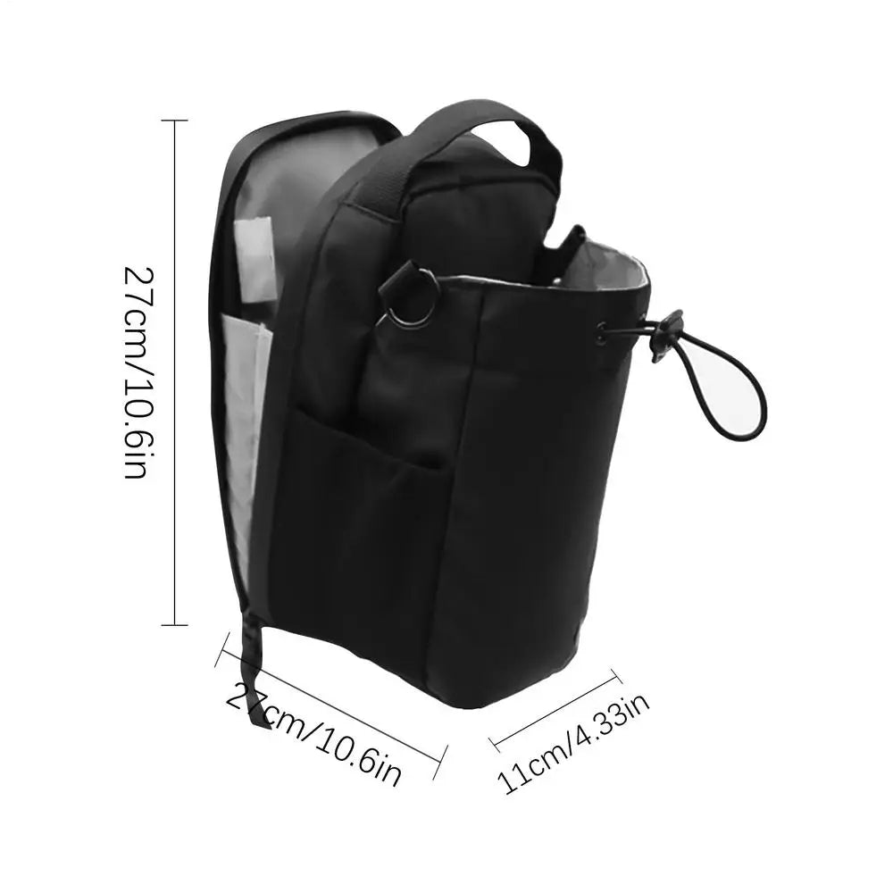 Magnetische Gym Sling Bag Wasserflasche &amp; Telefonhalter Wasserdichte Umhängetasche für Outdoor-Sport Reisen Fitness-Zubehör