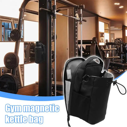 Magnetische Gym Sling Bag Wasserflasche &amp; Telefonhalter Wasserdichte Umhängetasche für Outdoor-Sport Reisen Fitness-Zubehör